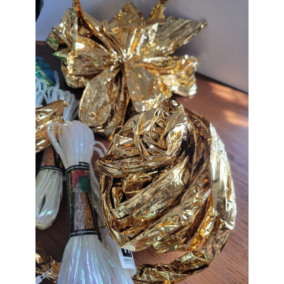 Twisted Paper Ribbon Lot of Assorted Home Decor Arts & Crafts Supplies - Picture 14 of 14